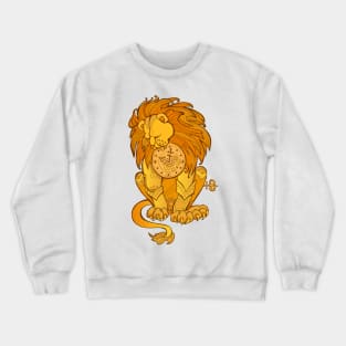 Magic gold lion Crewneck Sweatshirt